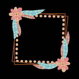 花纹边框