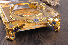 透明玻璃烟灰缸