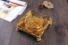 透明玻璃烟灰缸