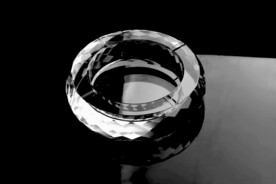 透明玻璃烟灰缸