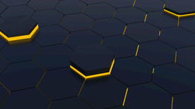 科技感三维立体几何背景 