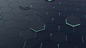 科技感立体几何背景