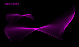 动感科技飘逸线条