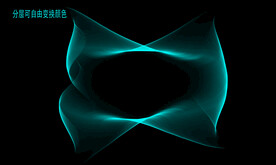 动感科技飘逸线条