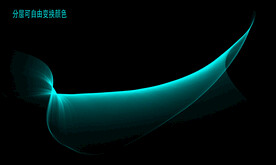 动感科技飘逸线条