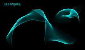 动感科技飘逸线条