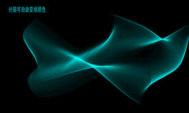 动感科技飘逸线条