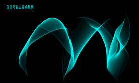 动感科技飘逸线条