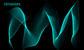 动感科技飘逸线条
