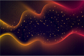 科技几何线条背景素材图