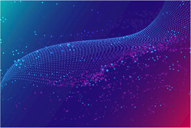 科技几何线条背景素材图