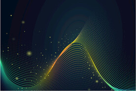 科技几何线条背景素材图