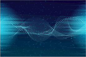 科技几何线条背景素材图