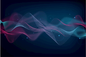 科技几何线条背景素材图