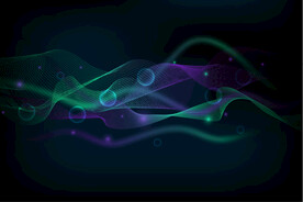 科技几何线条背景素材图