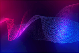 科技几何线条背景素材图