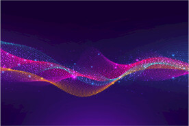 科技几何线条背景素材图