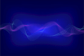 科技几何线条背景素材图