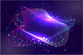 科技几何线条背景素材图