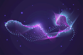 科技几何线条背景素材图