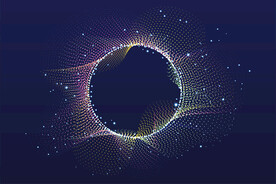 科技几何线条背景素材图