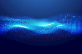 科技几何线条背景素材图