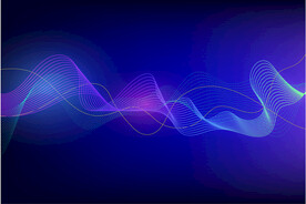 科技几何线条背景素材图