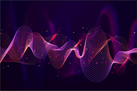 科技几何线条背景素材图