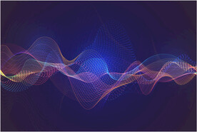 科技几何线条背景素材图