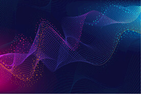 科技几何线条背景素材图