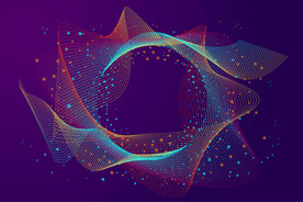 科技几何线条背景素材图