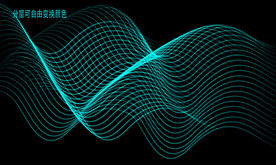 动感科技飘逸线条