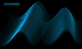 动感科技飘逸线条