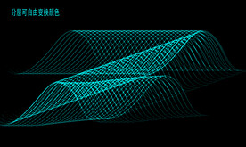 动感科技飘逸线条