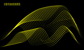 科技动感飘逸线条