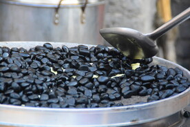 参与食品加工的黑石子