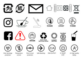 AI矢量标志图标 