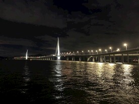 深圳湾大桥夜景