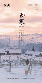 地产大寒海报