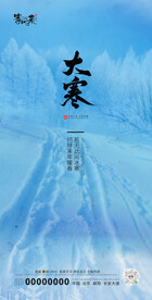 地产大寒海报