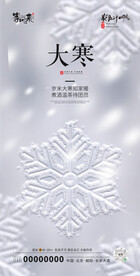 地产大寒海报