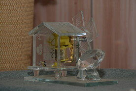 有机玻璃外壳八音盒