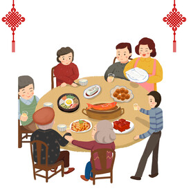 年夜饭素材