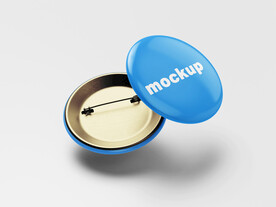 吧唧徽章胸牌样机模板