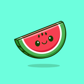 矢量卡通西瓜