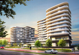 售楼中心建筑景观效果图