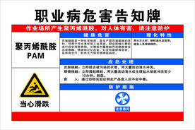 职业病危害告知牌