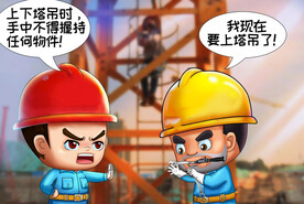 建筑工地安全生产漫画