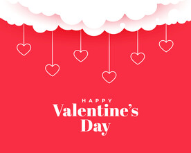 矢量情人节元素海报