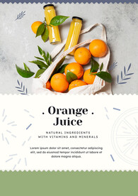橙汁海报
